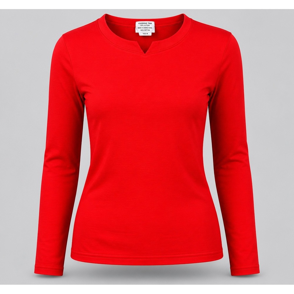 Vintage Parrinello Red Knit Top Womens Large Y2K Minimalist Stretch